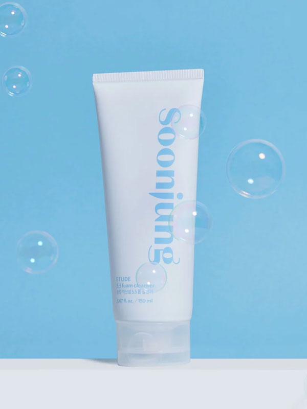 5.5  Korean Skincare Foam Cleanser Front