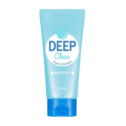 Deep Clean Korean Skincare Whipping Foam Cleanser Front
