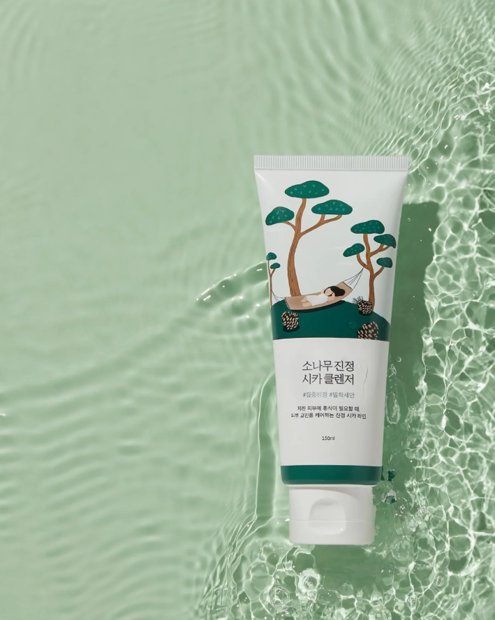  Pine Calming Cica Korean Skincare Cleanser Back