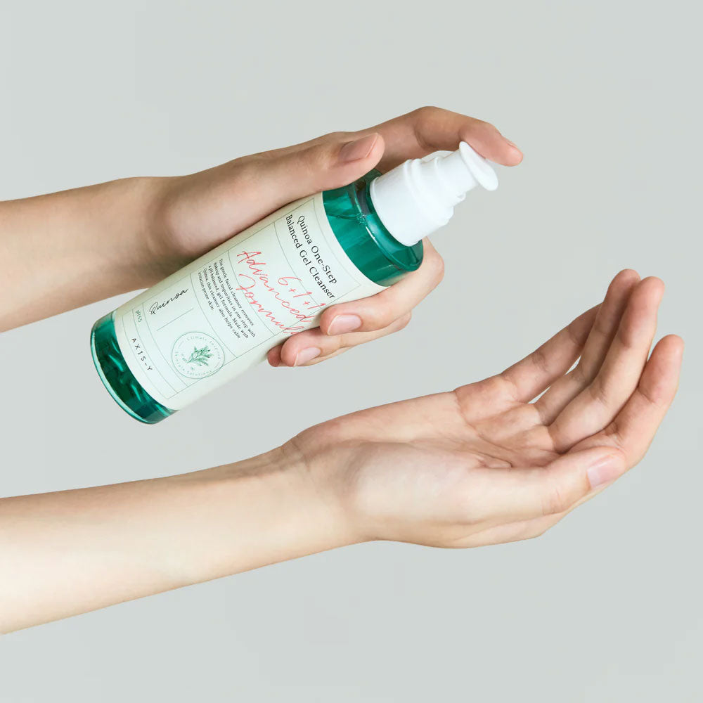 Quinoa One-Step Balanced Korean Skincare Gel Cleanser Side