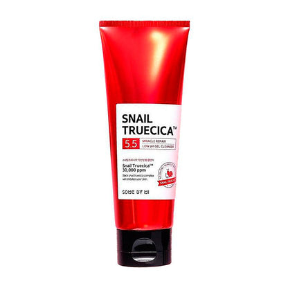 Snail Truecica Miracle Low Ph Korean Skincare Gel Cleanser Closeup