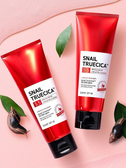 Snail Truecica Miracle Low Ph Korean Skincare Gel Cleanser Front