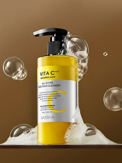  Vita C Plus All in One Pack Korean Skincare Foam Cleanser Back