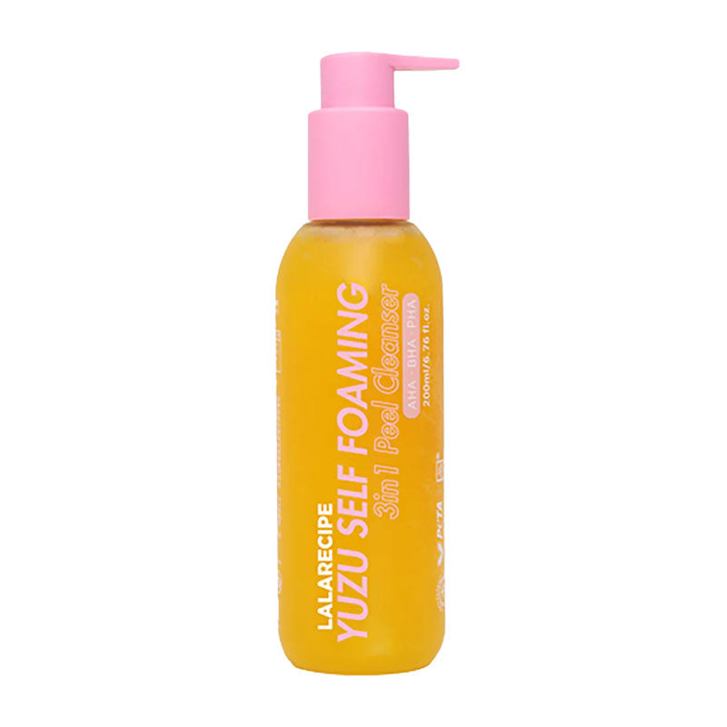 Yuzu Self Foaming 3 in 1 Korean Skincare Peel Cleanser Front